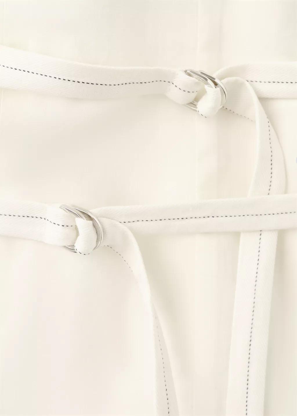 Beige Open-Back Lyocell Top, 0201_05, large image number 1