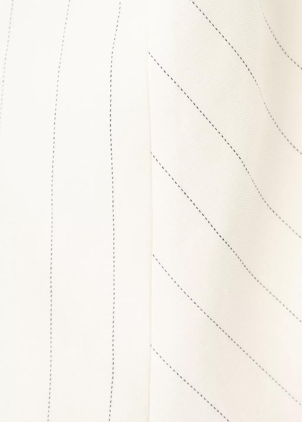 Beige Open-Back Lyocell Top, 0201_05, large image number 4