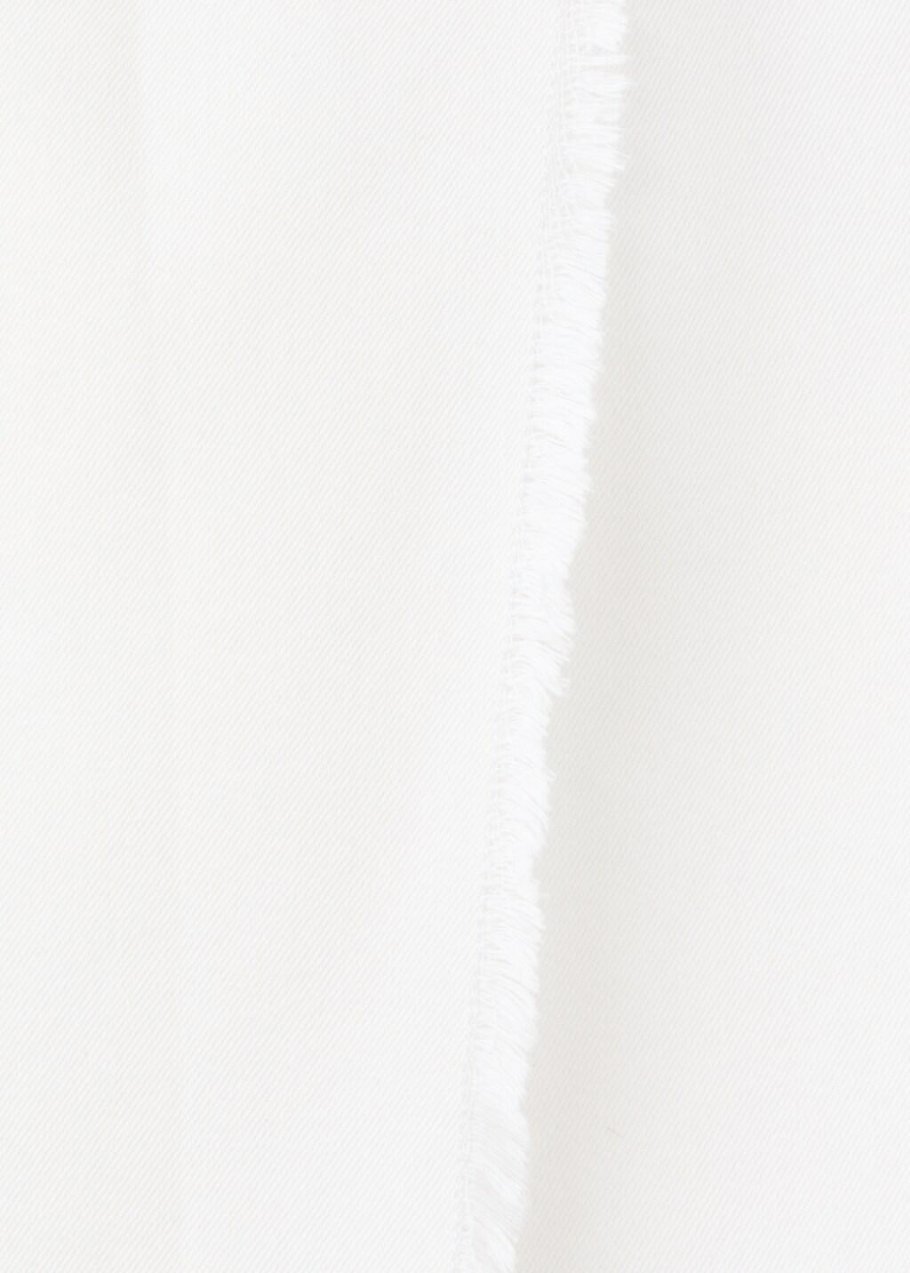 White Frayed Detail Skirt, Kids Girl, 0201_01, large image number 0