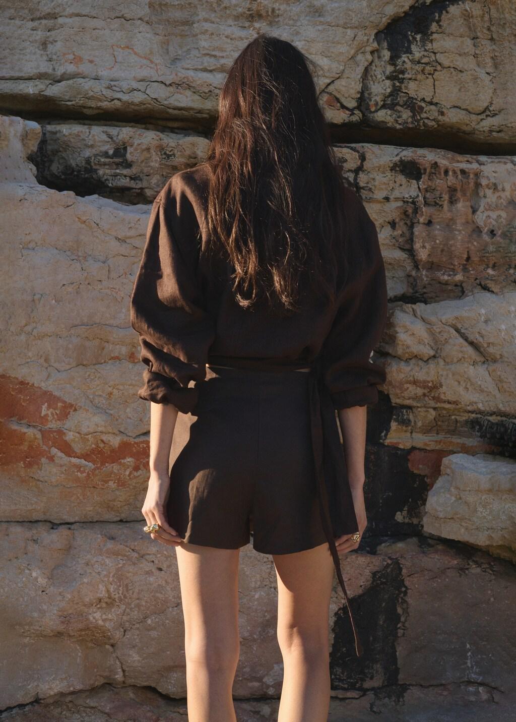 Brown Printed Skirt Line, 0201_32, large image number 2