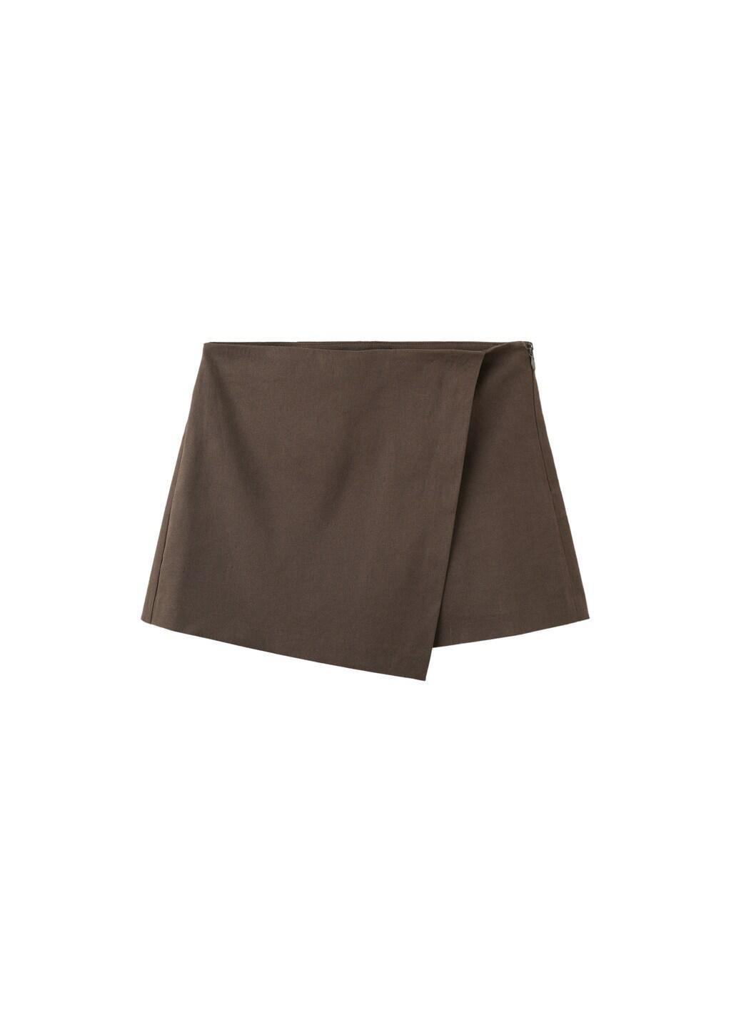 Brown Printed Skirt Line, 0201_32, large image number 6