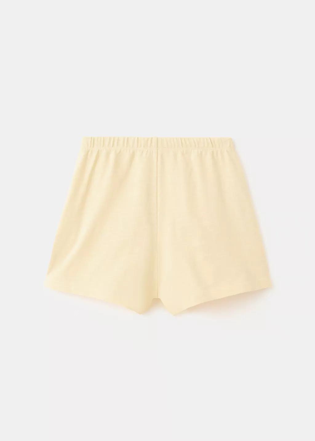 Yellow Ruffled Trouser Skirt, Kids Girl, 0201_11, large image number 1