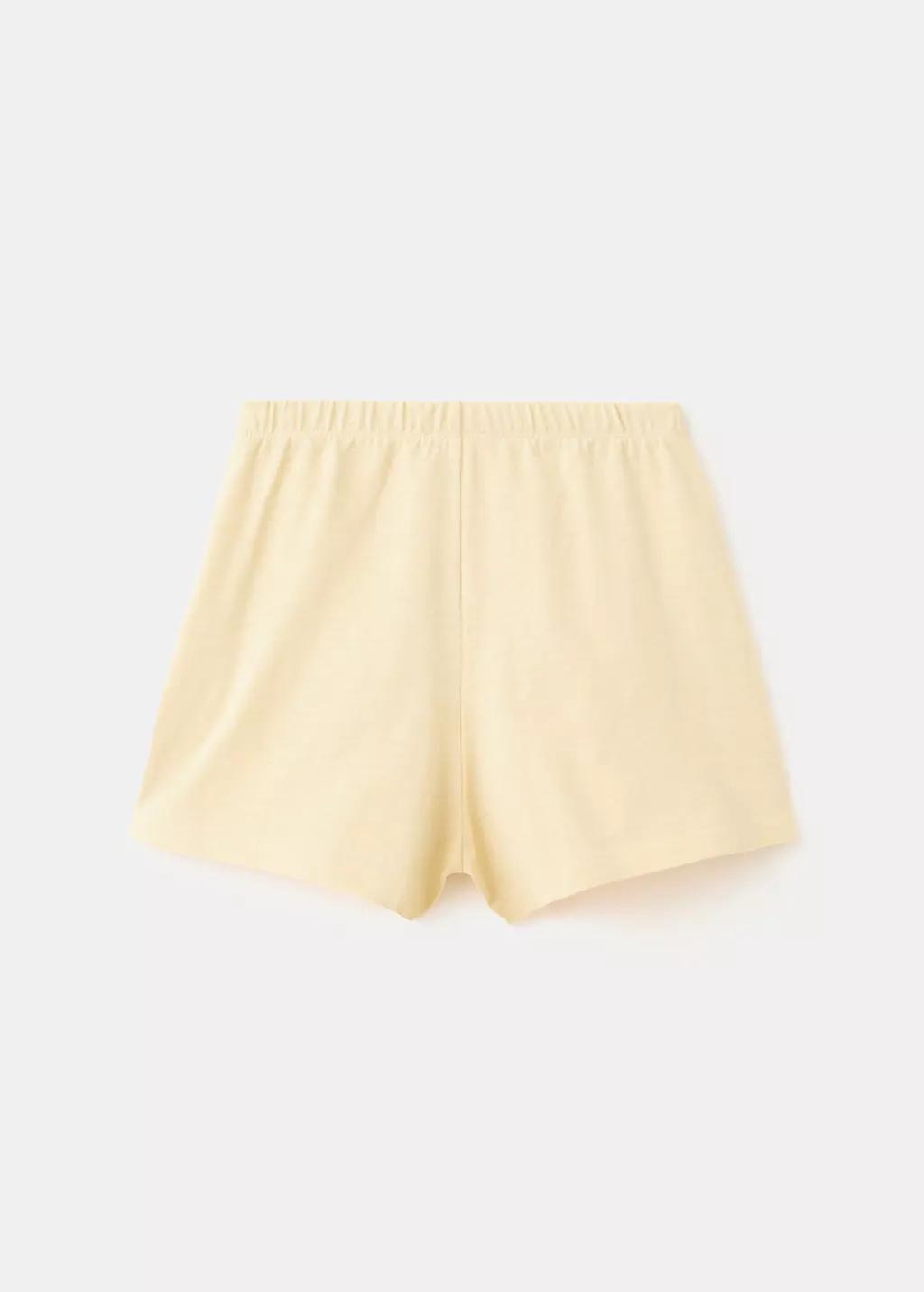 Yellow Ruffled Trouser Skirt, Kids Girl, 0201_11, large image number 2