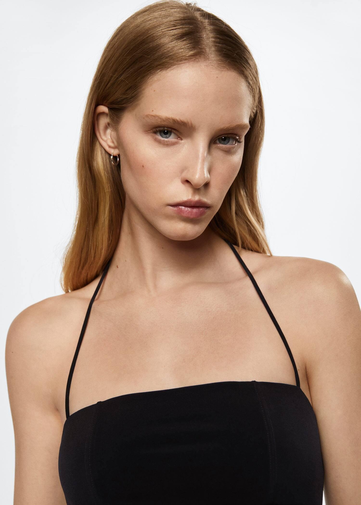 Black Cut-Out Bodycon Dress, , large image number 4