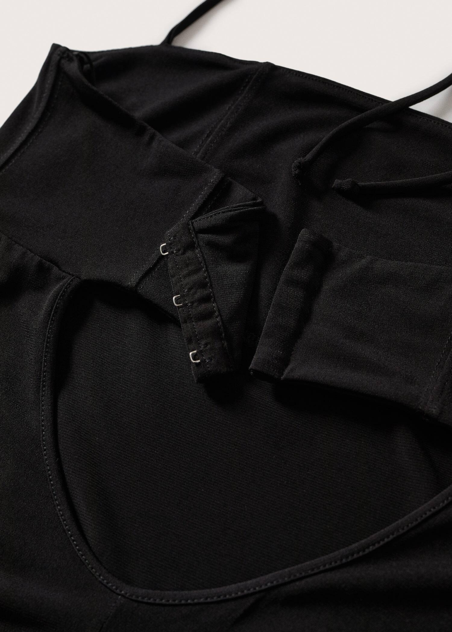 Black Cut-Out Bodycon Dress, , large image number 7