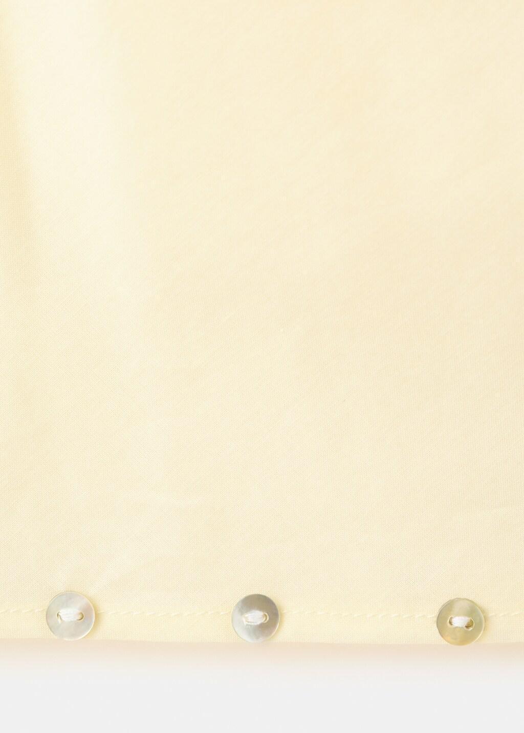 Yellow Halter Neck Button Top, Yellow, large image number 5