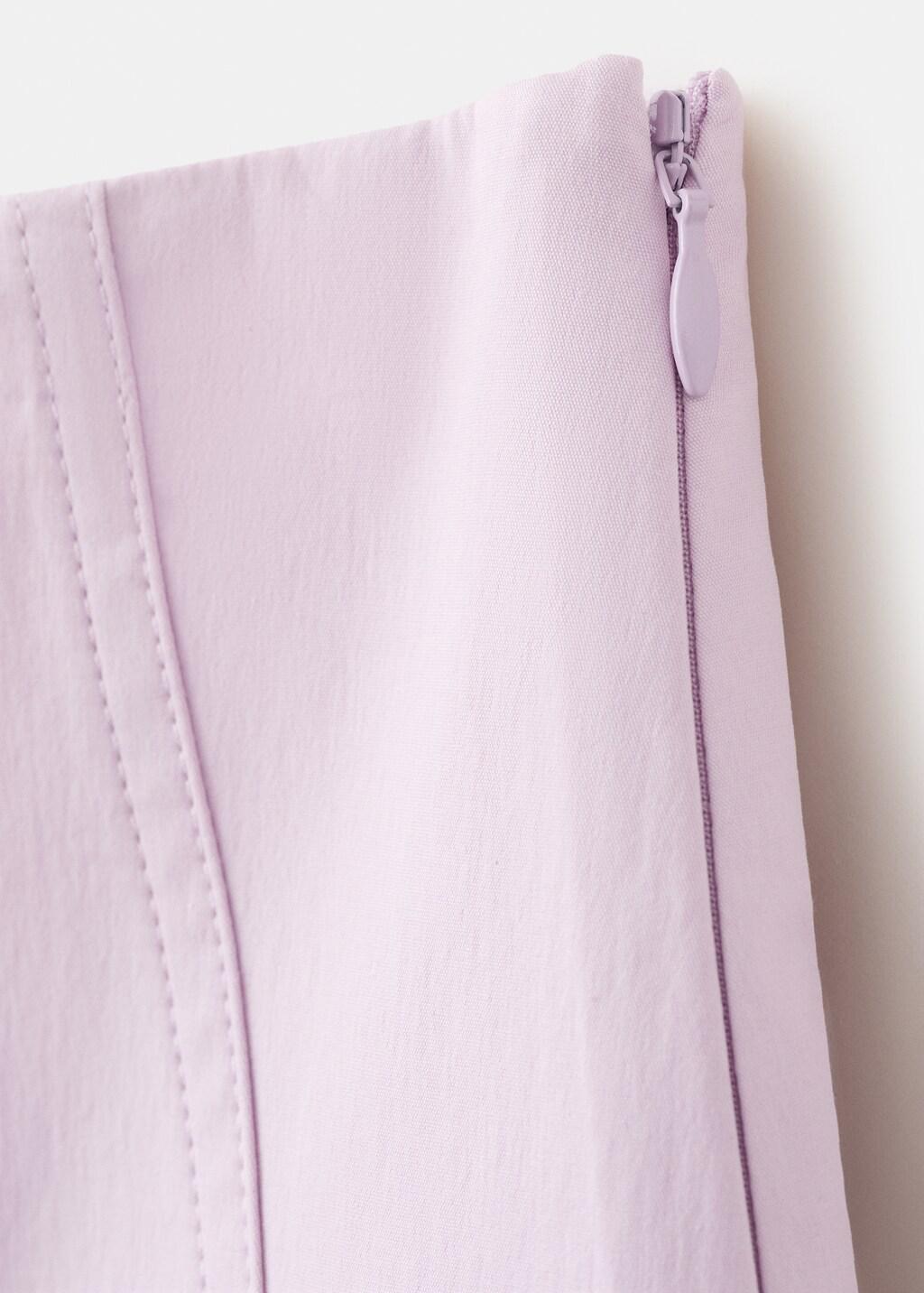 Purple Lt Pastel Flared Midi-Skirt, 0201_68, large image number 2