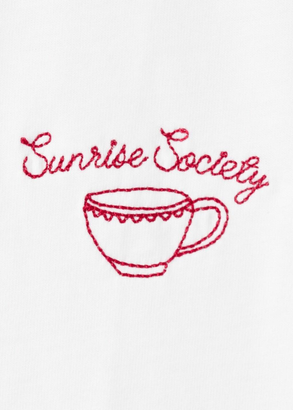 White Printed Cotton-Blend T-Shirt, 0201_01, large image number 1