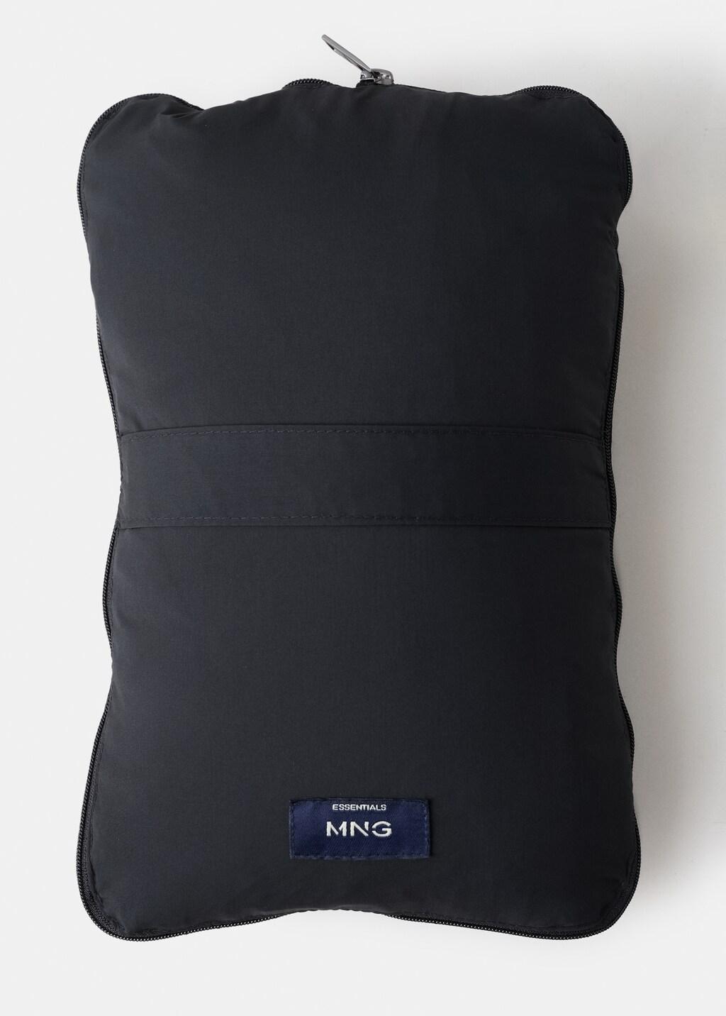 Black Quilted Waistcoat With Down And Feather Filling, Black, large image number 5