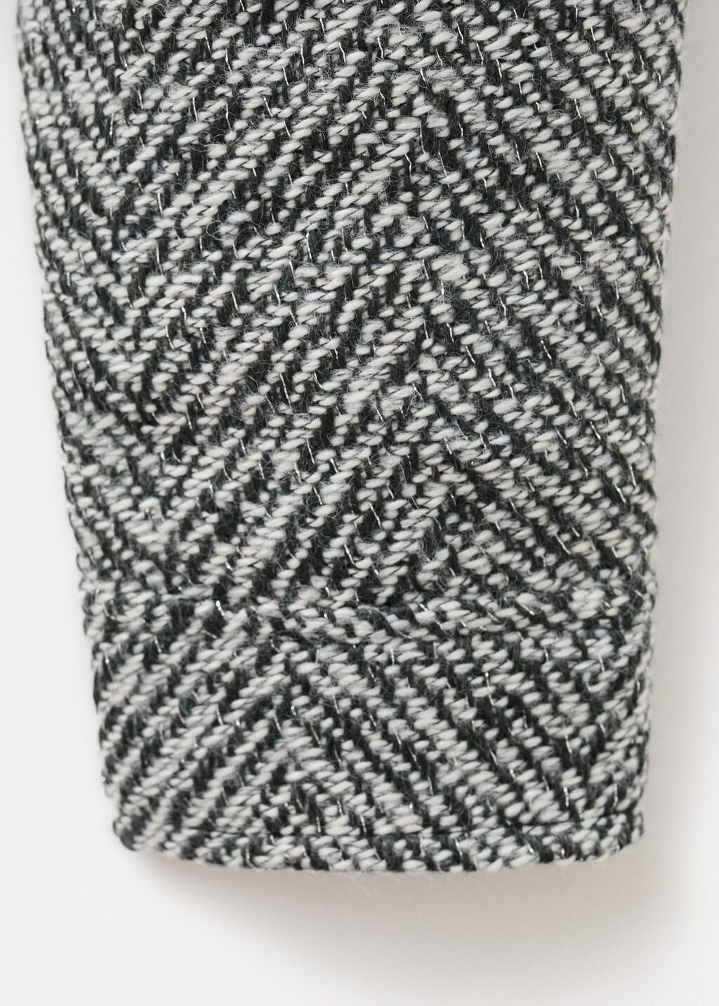 Blue Tweed Jacket With Lurex Details, Kids Girls, Medium Blue, large image number 4