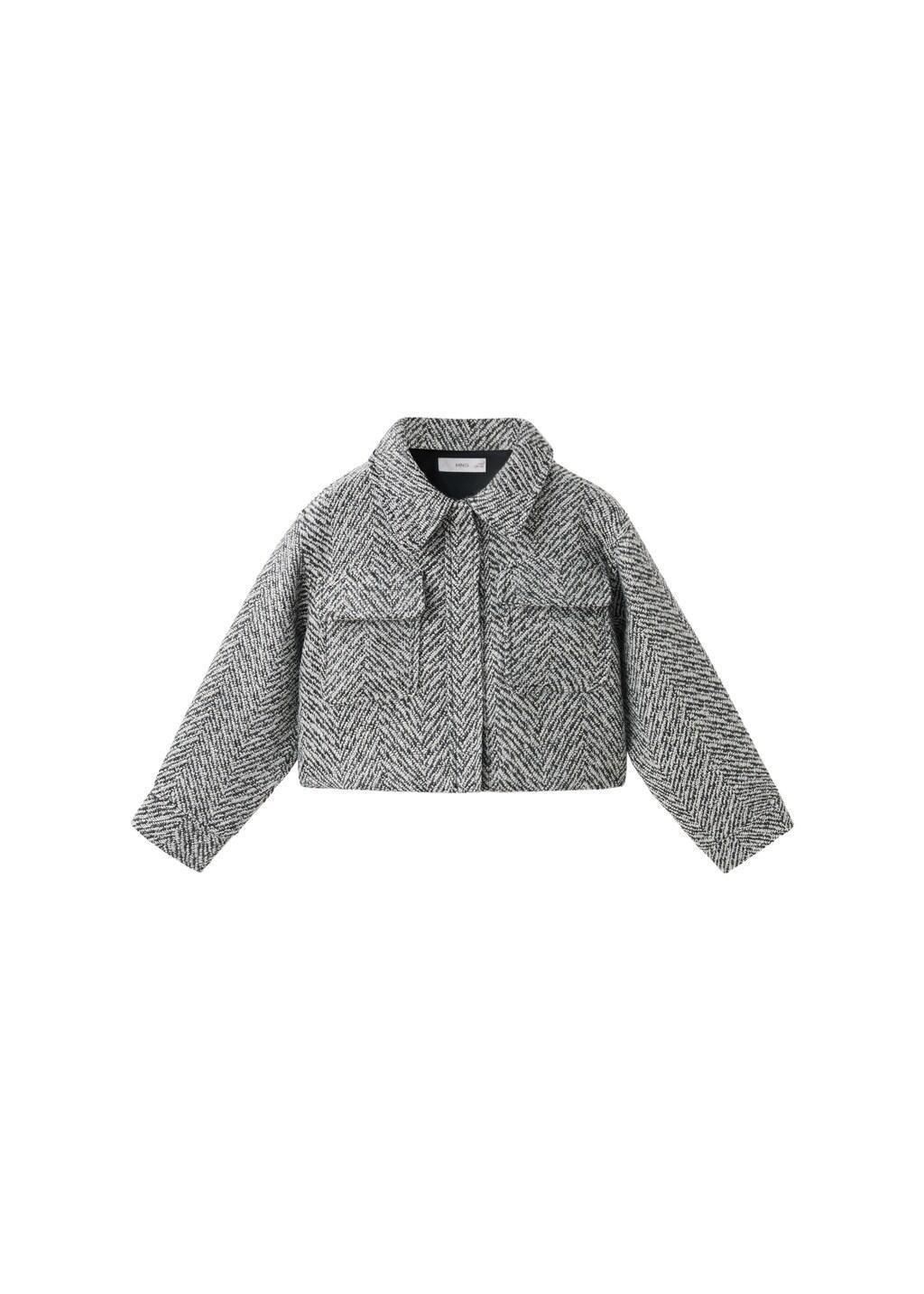 Blue Tweed Jacket With Lurex Details, Kids Girls, Medium Blue, large image number 6