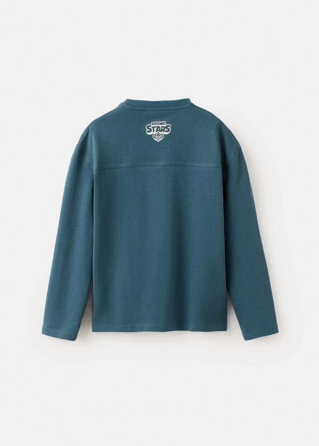 DARK BLUE Brawl Stars T-shirt, Kids Boy, Dark Blue, large image number 1