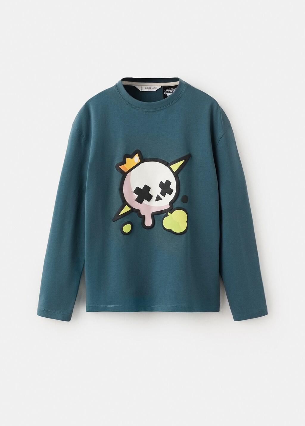 Blue Brawl Stars T-Shirt, Kids Boys, Dark Blue, large image number 5