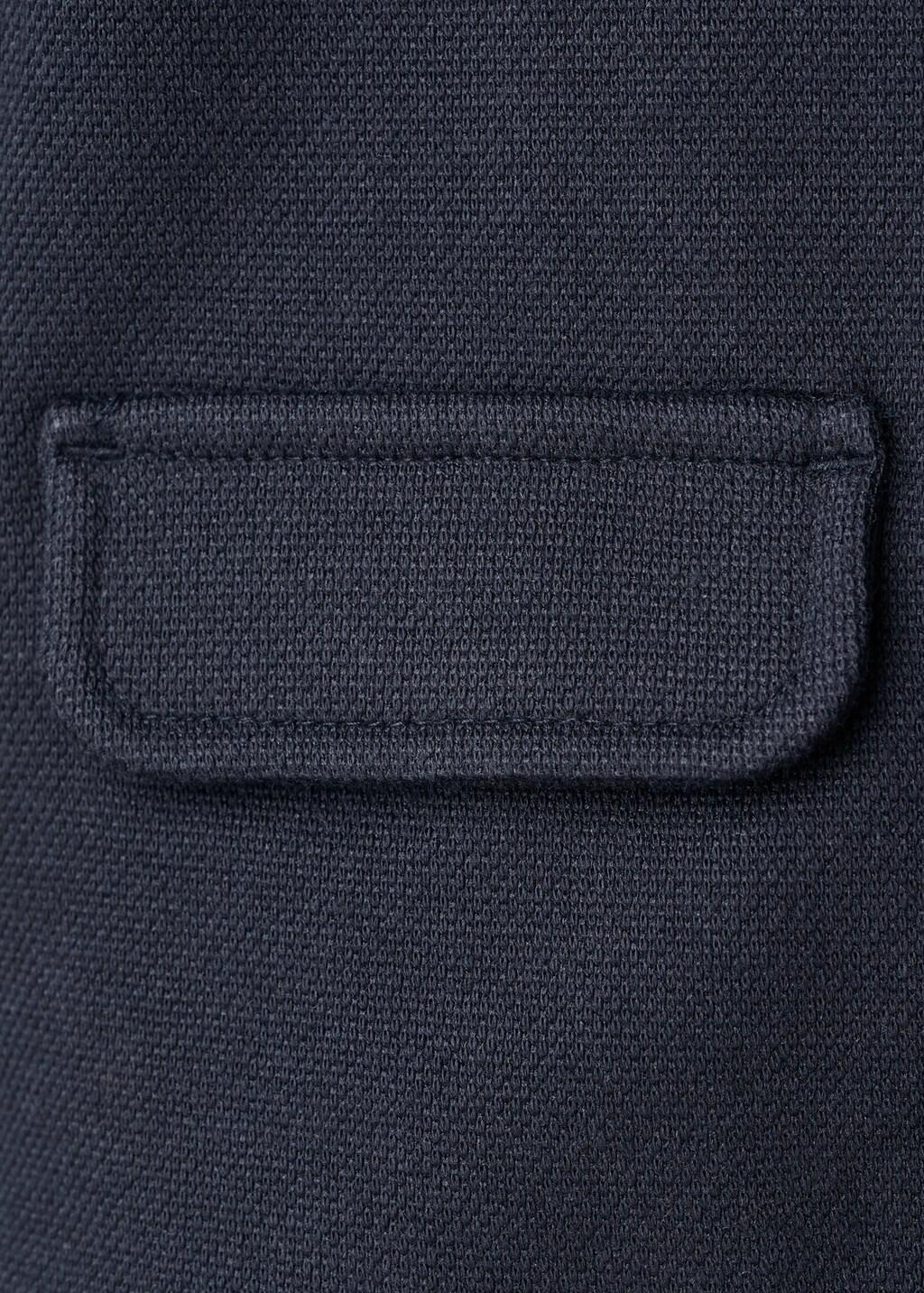 Navy Cotton-Blend Piqu&atilde;&copy; Blazer, Baby Boy, Navy, medium