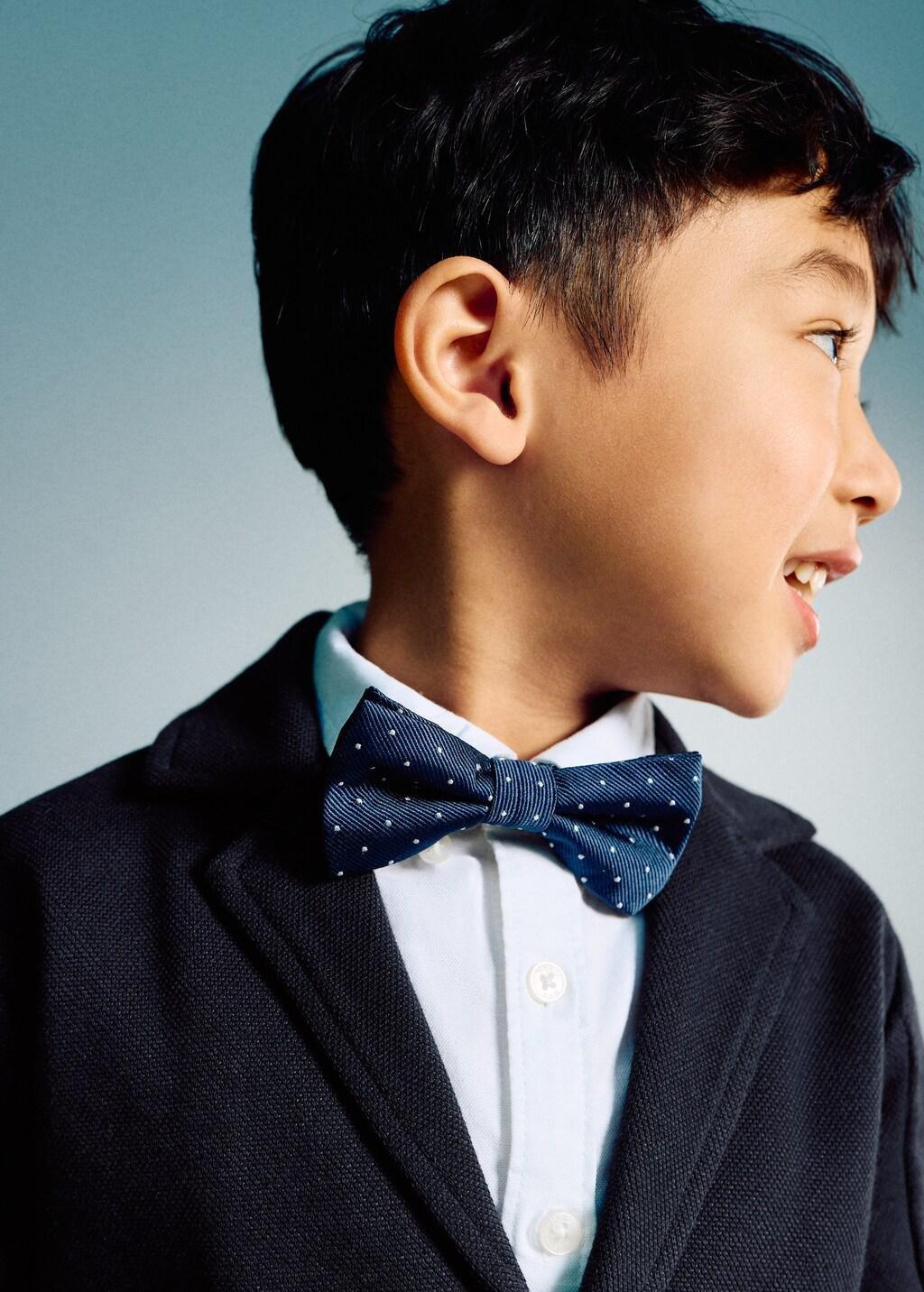 Navy Cotton-Blend Piqu&atilde;&copy; Blazer, Baby Boy, Navy, large image number 3