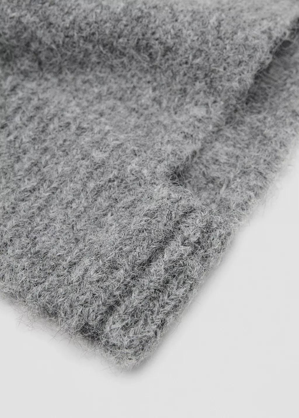 Grey Knitted Balaclava, Medium Grey, large image number 0
