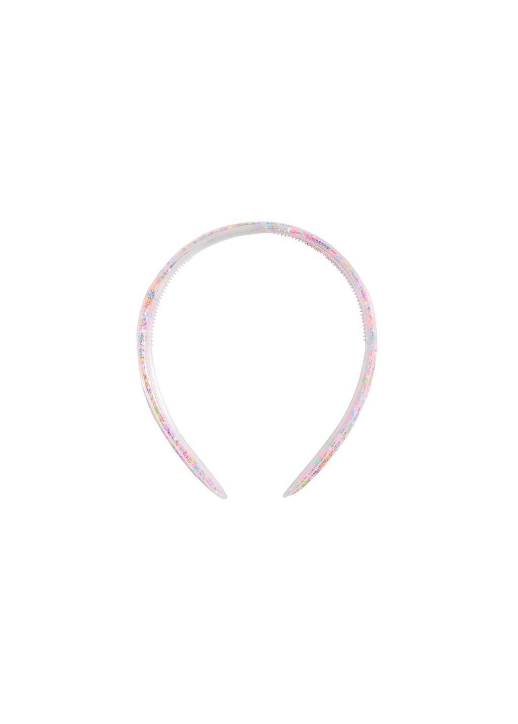 Pink Star Hairband, Kids Girls, Pink, medium