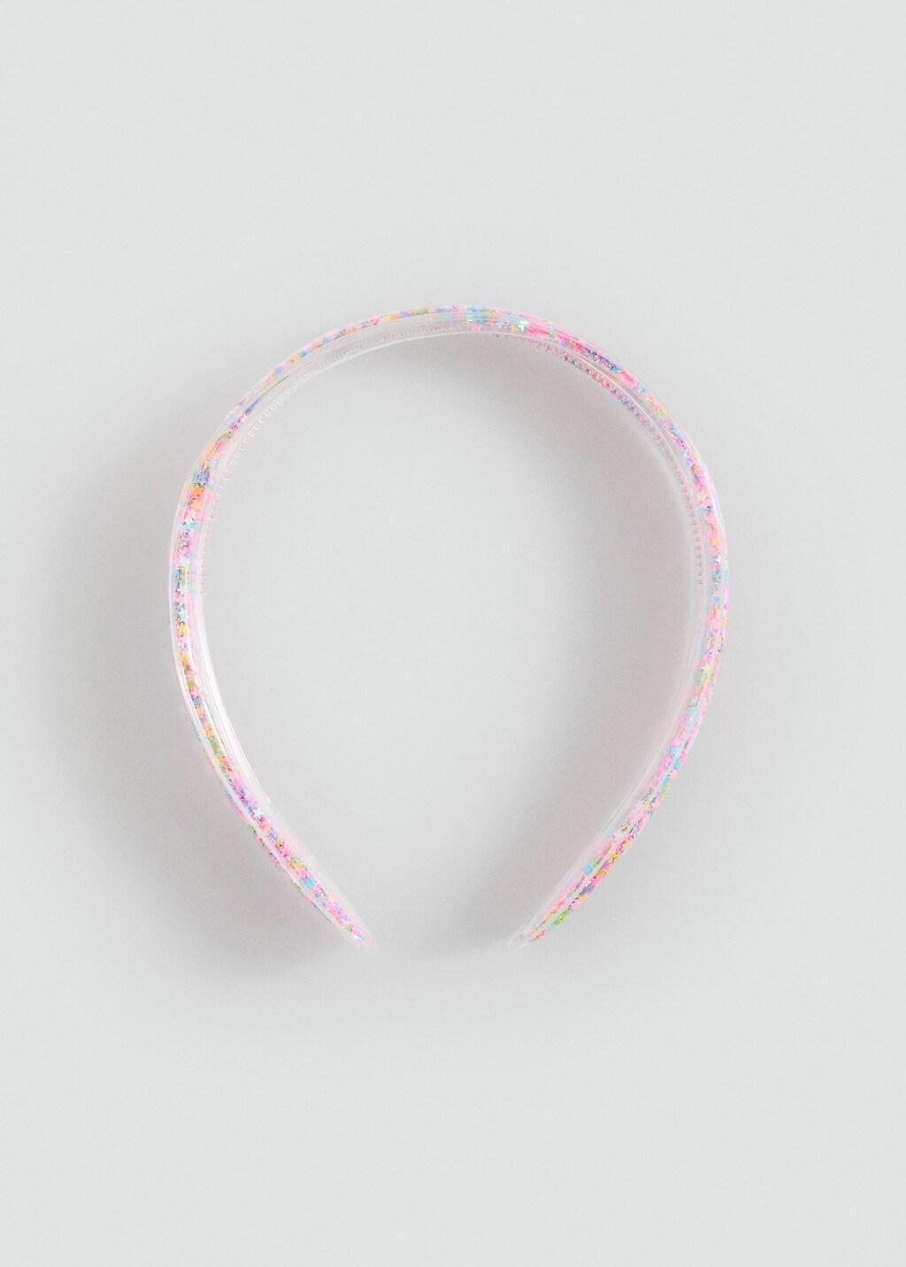 Pink Star Hairband, Kids Girls, Pink, large image number 2