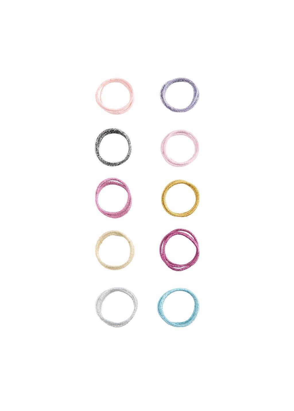 PINK Pack hair ties, Kids Girl, Pink, large image number 1