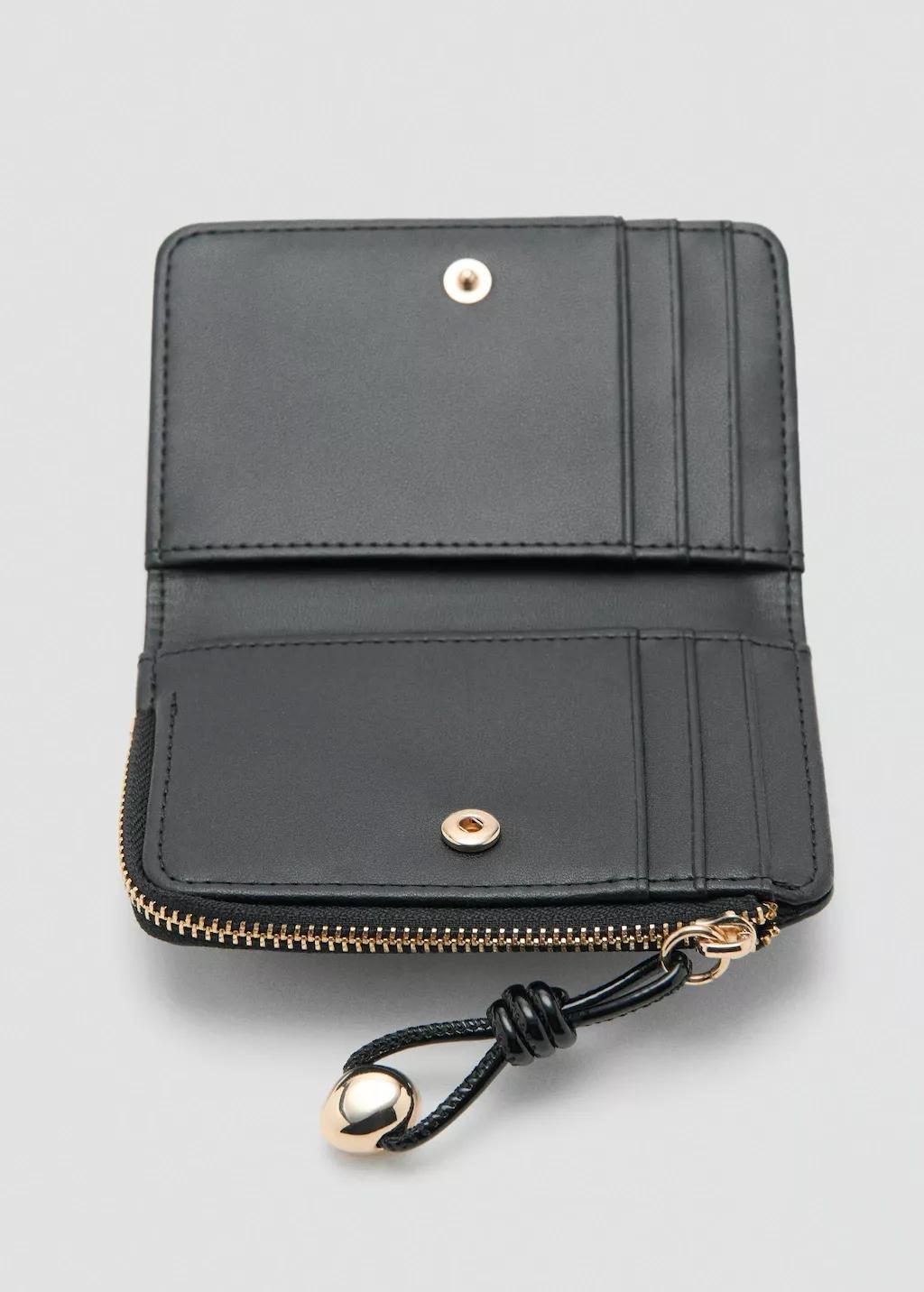 Black Mini-Bead Small Purse, 0201_99, medium