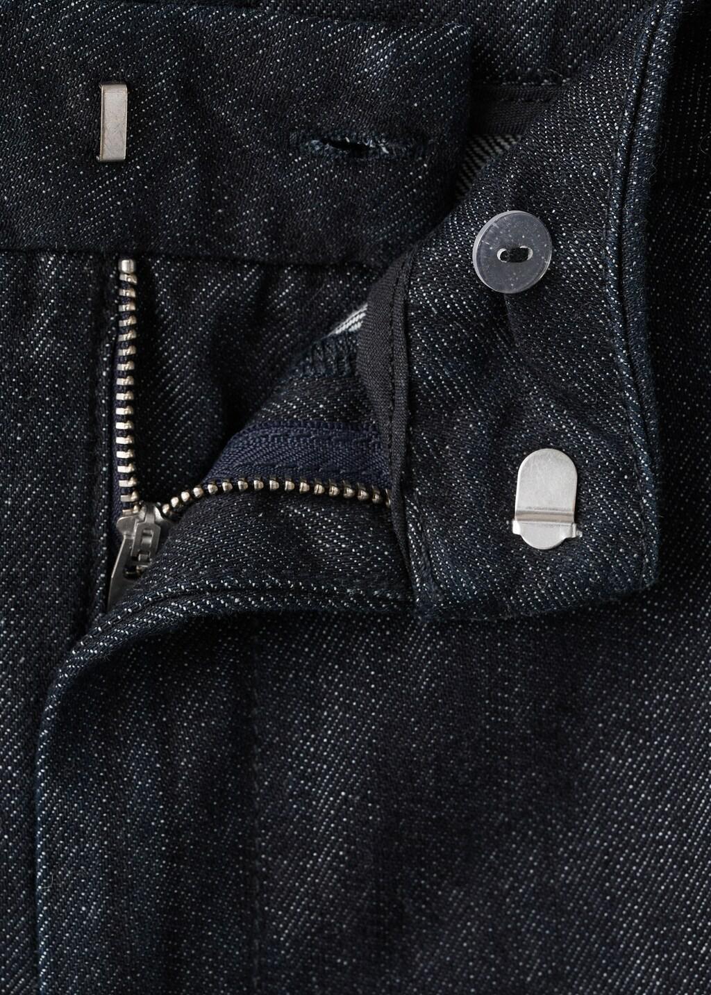 Blue Wide-Leg Denim Trousers, Open Blue, large image number 1