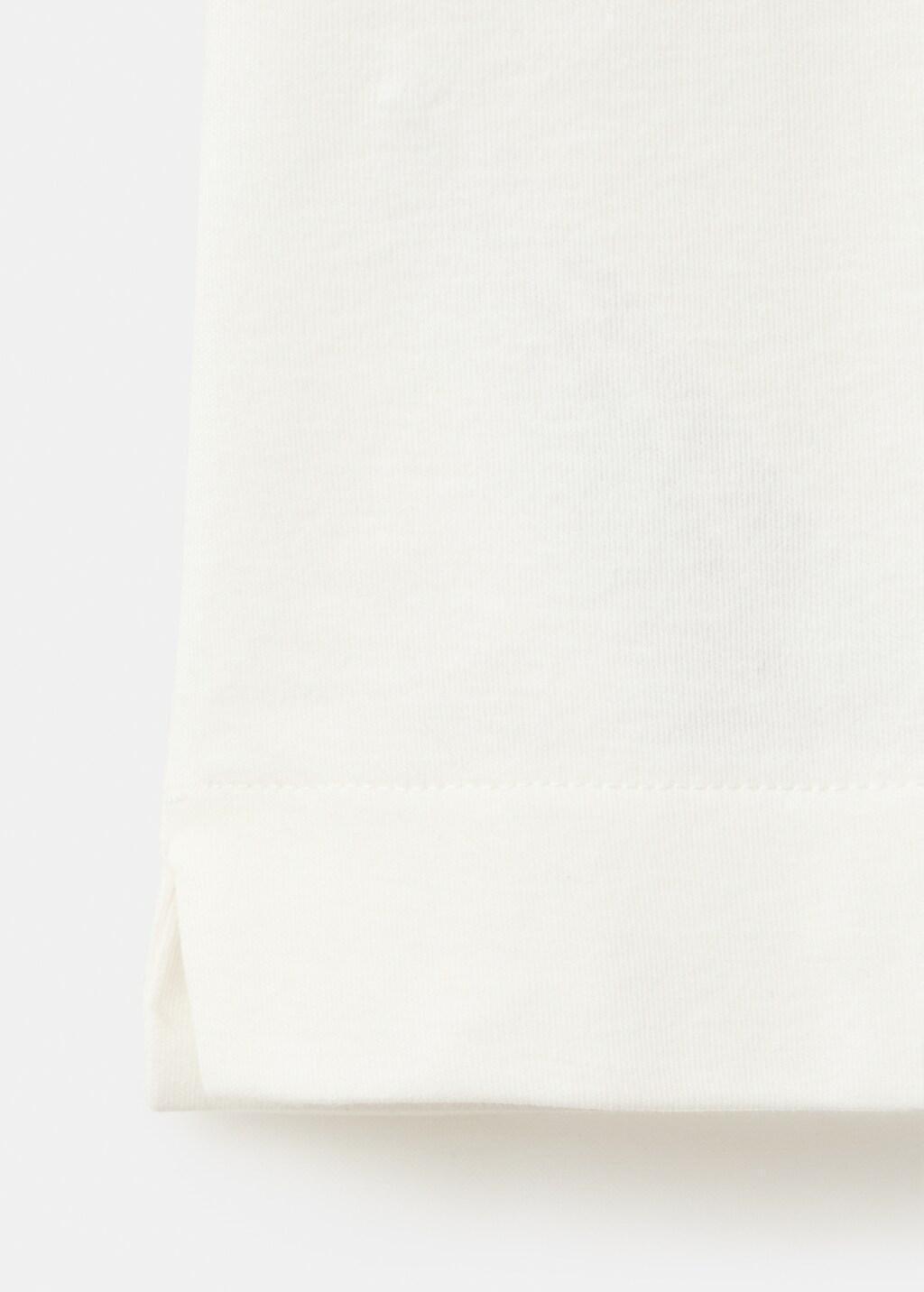 White Regular-Fit Knitted Polo Sweater, White, large image number 5