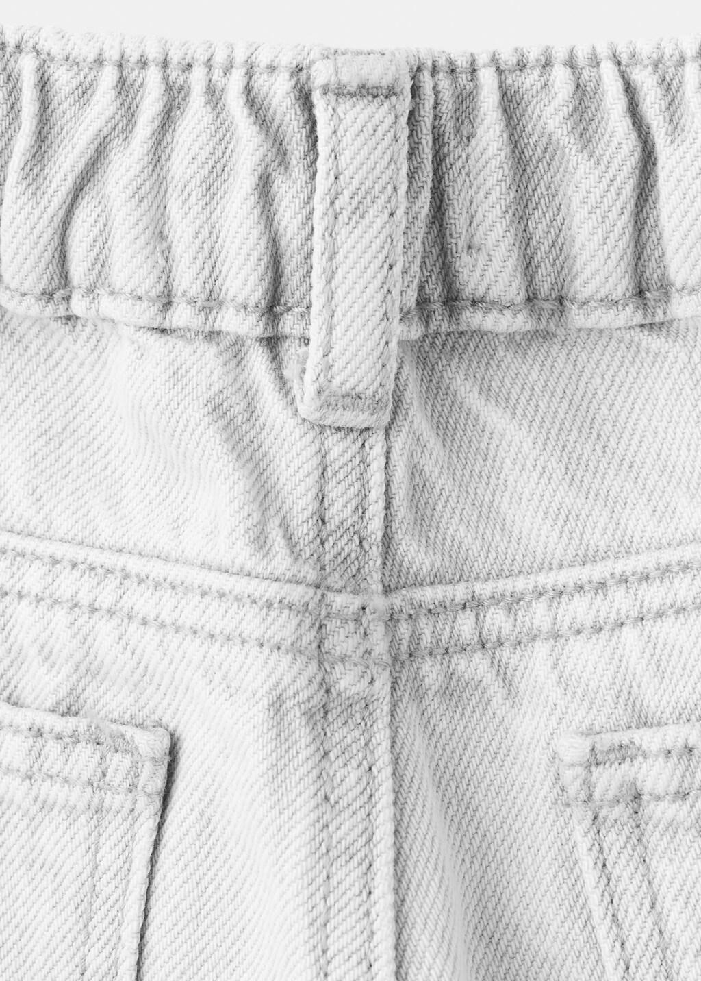 Grey Straight Jeans With Elasticated Waistband, Baby Boys, Open Grey, large image number 5