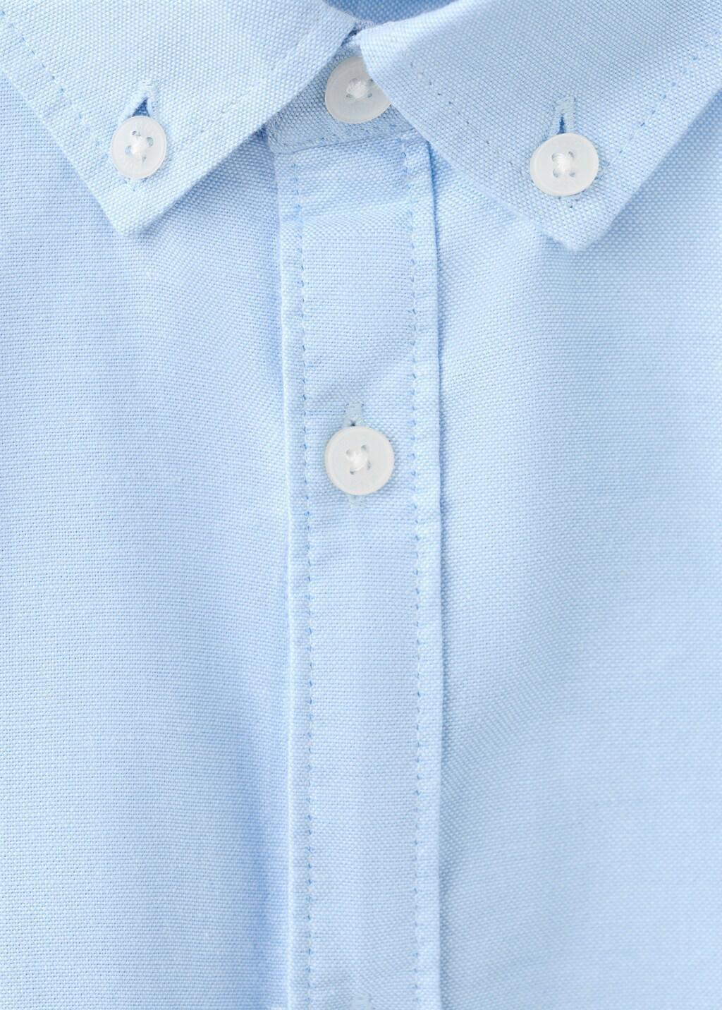 Blue Lt-Pastel Oxford Cotton Shirt, Kids Boy, Light-Pastel Blue, large image number 1