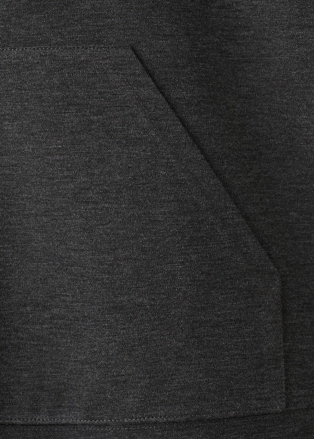 Grey Speckled Knitted Sweatshirt With Hood, 0201_94, large image number 5