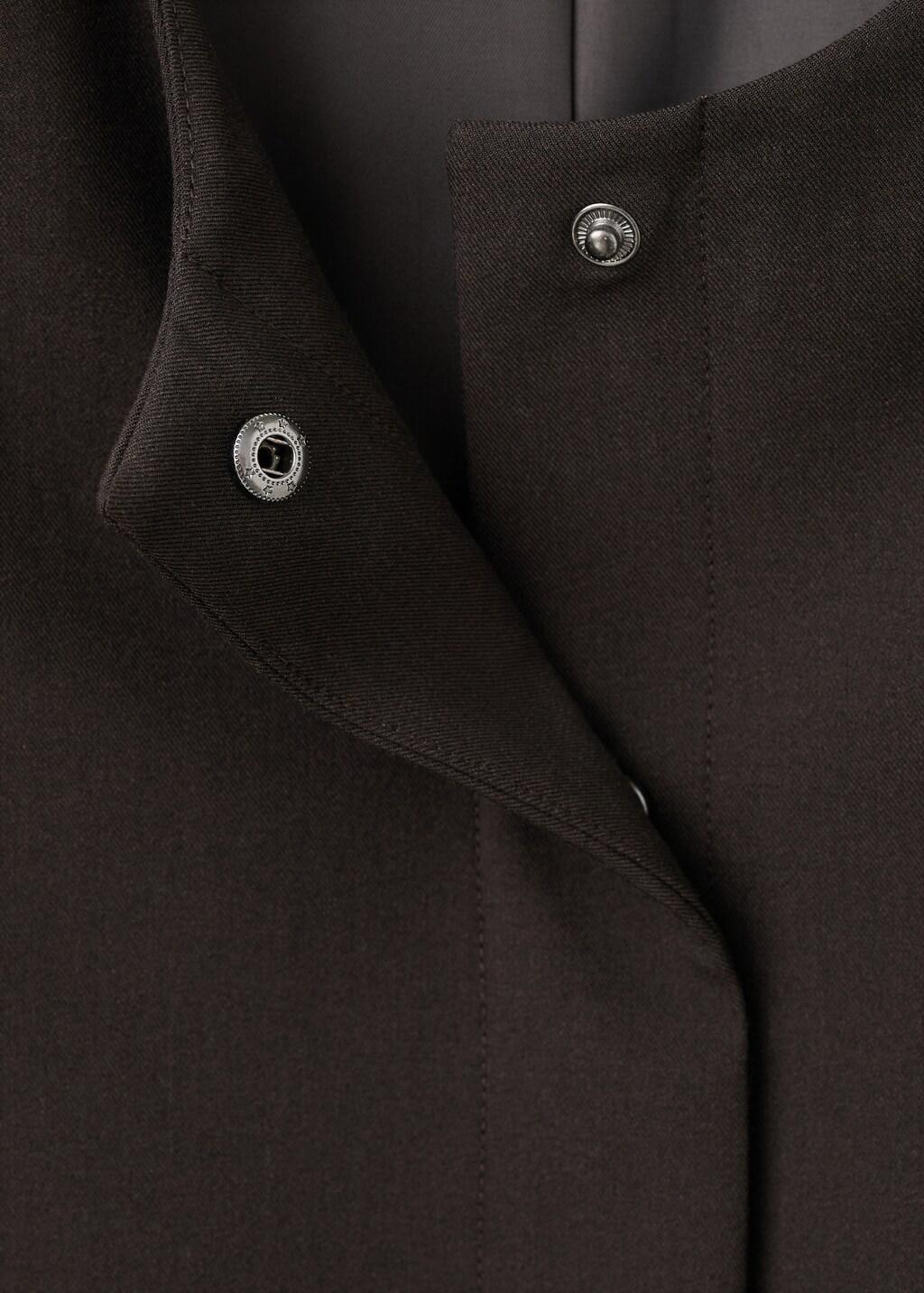 Grey Wool-Blend Crop Top, Grey, medium