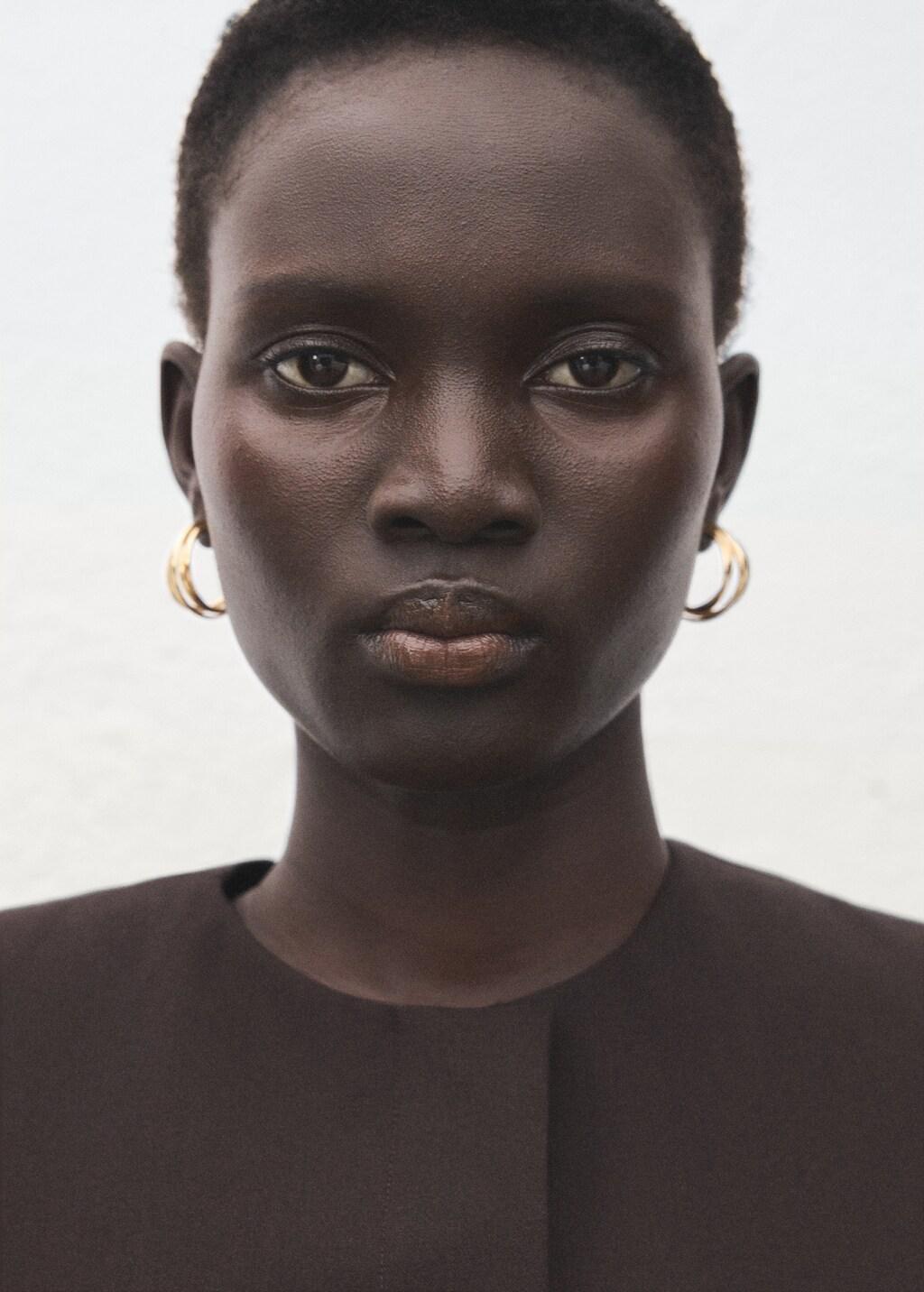 Grey Wool-Blend Crop Top, Grey, large image number 4