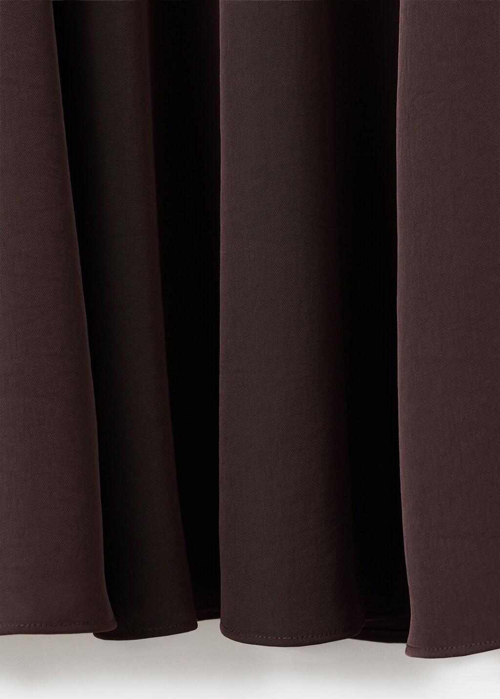 Brown A-Line Dress With Godets, 0201_32, large image number 1