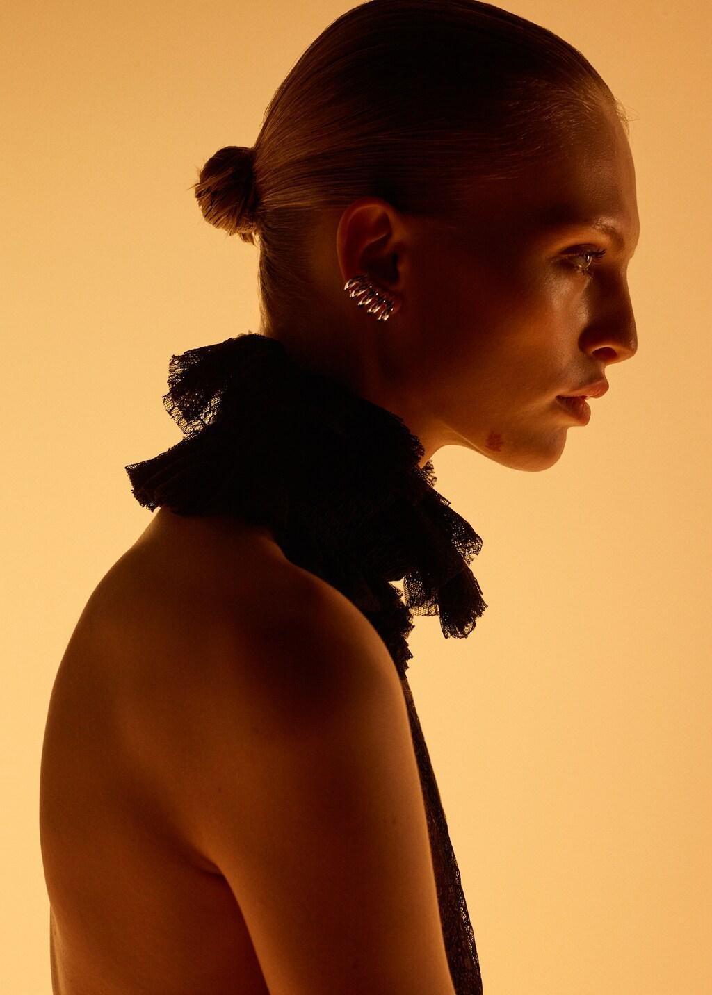 Silver Combined Earring Set, Silver, large image number 0