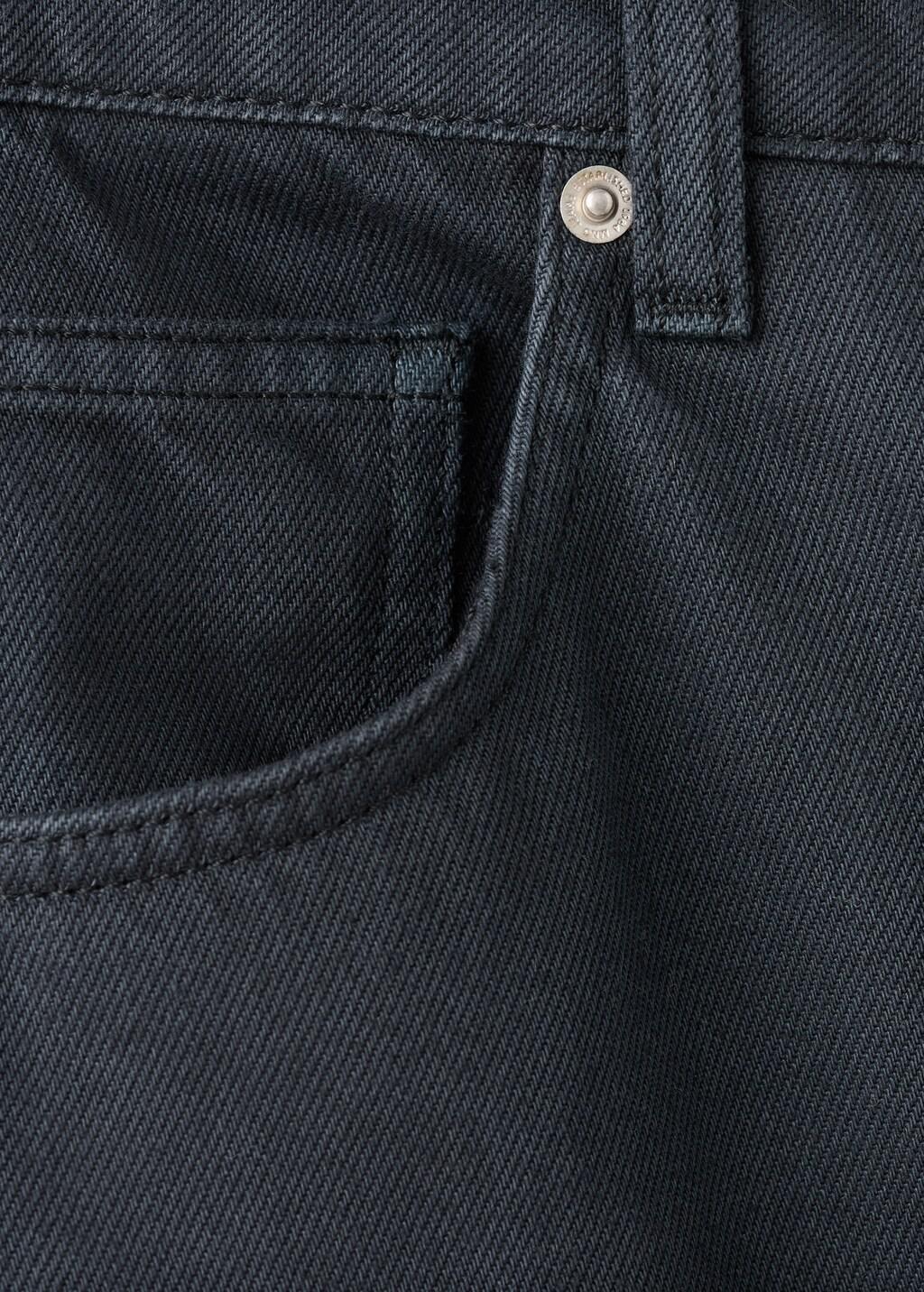 Grey Mid-Rise Straight Jeans, 0201_95, large image number 5