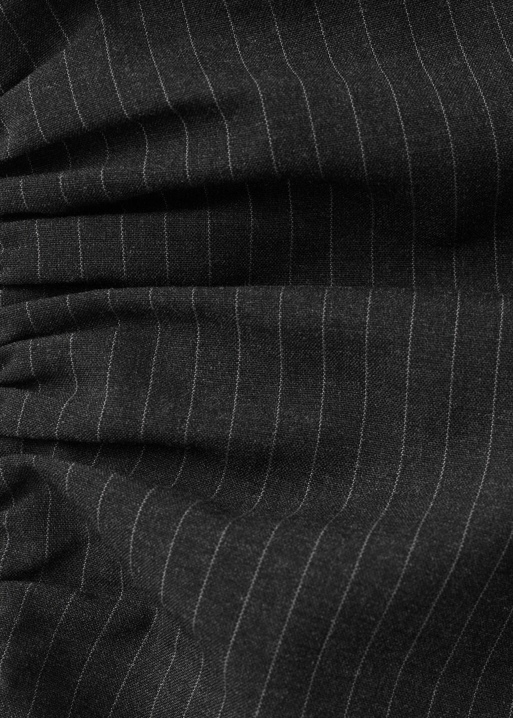 Grey Cut-Out Tennis-Striped Dress, Grey, large image number 3