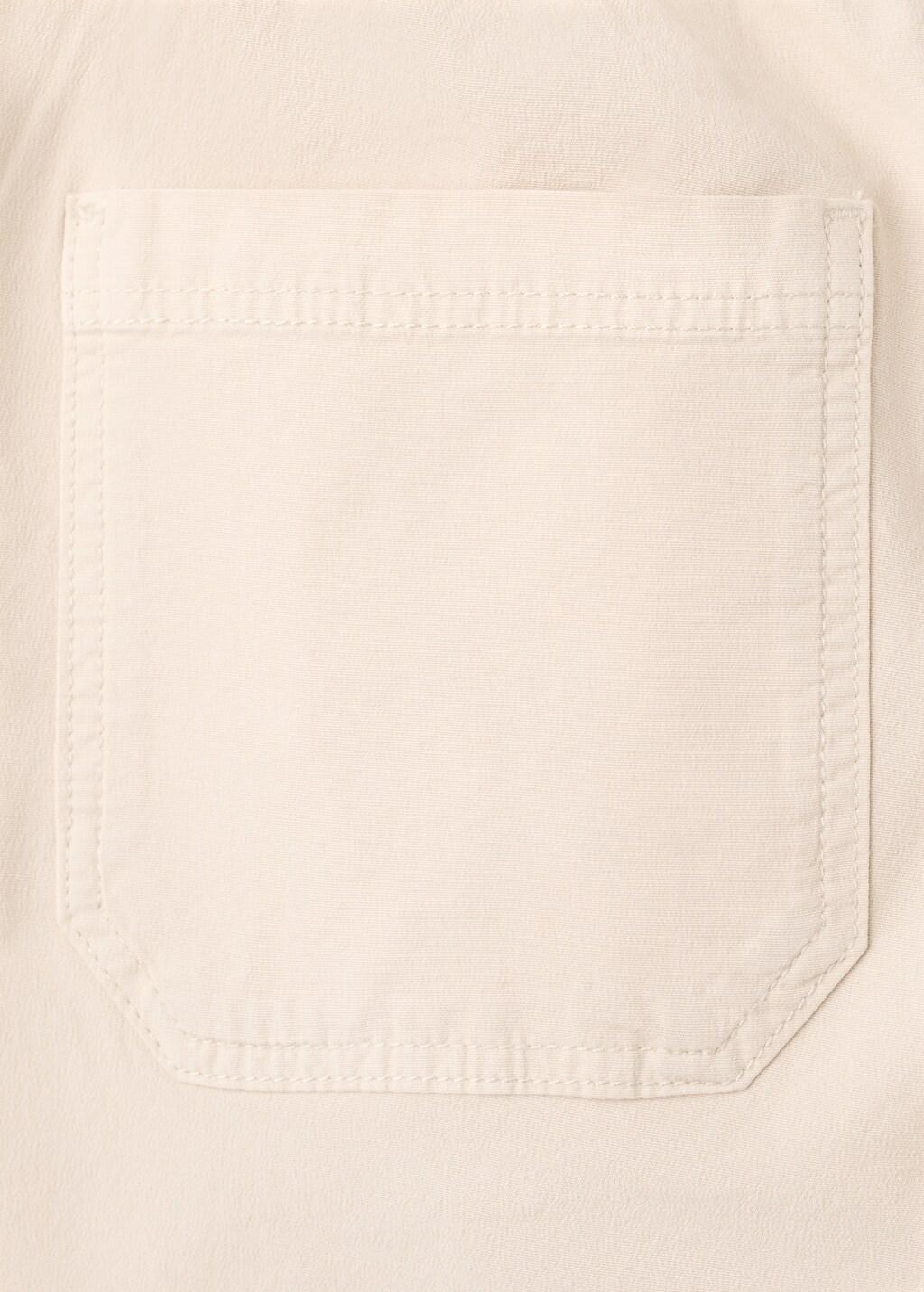 Brown Straight-Fit Cotton Trousers, Kids Boys, Light Pastel Brown, large image number 3