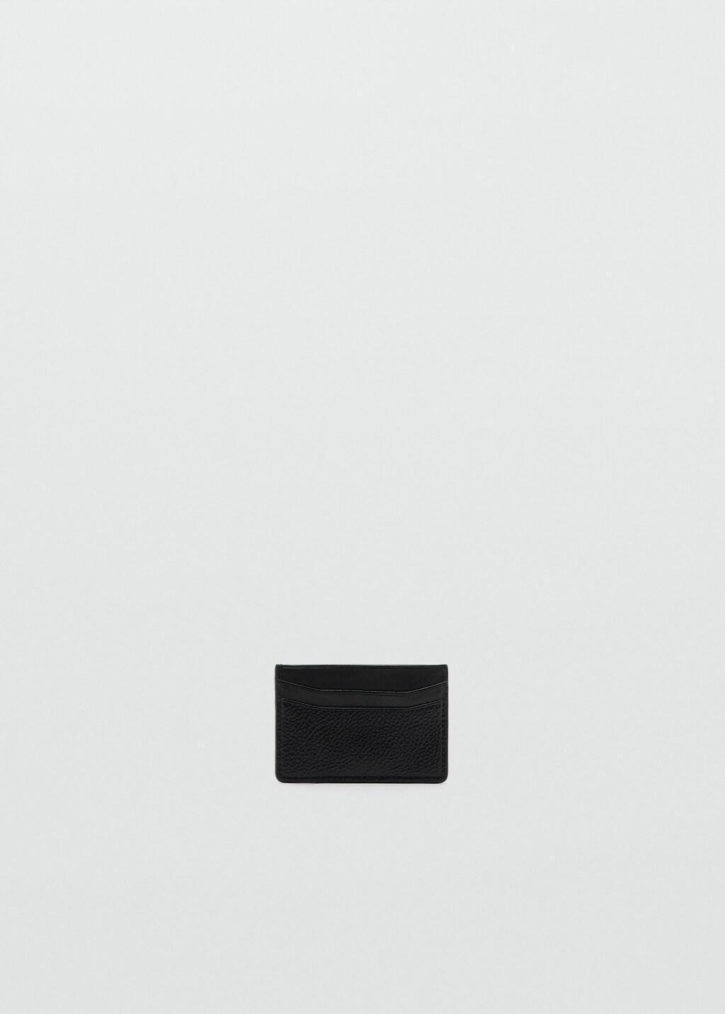 BLACK Faux-leather cardholder, 0201_99, large image number 0