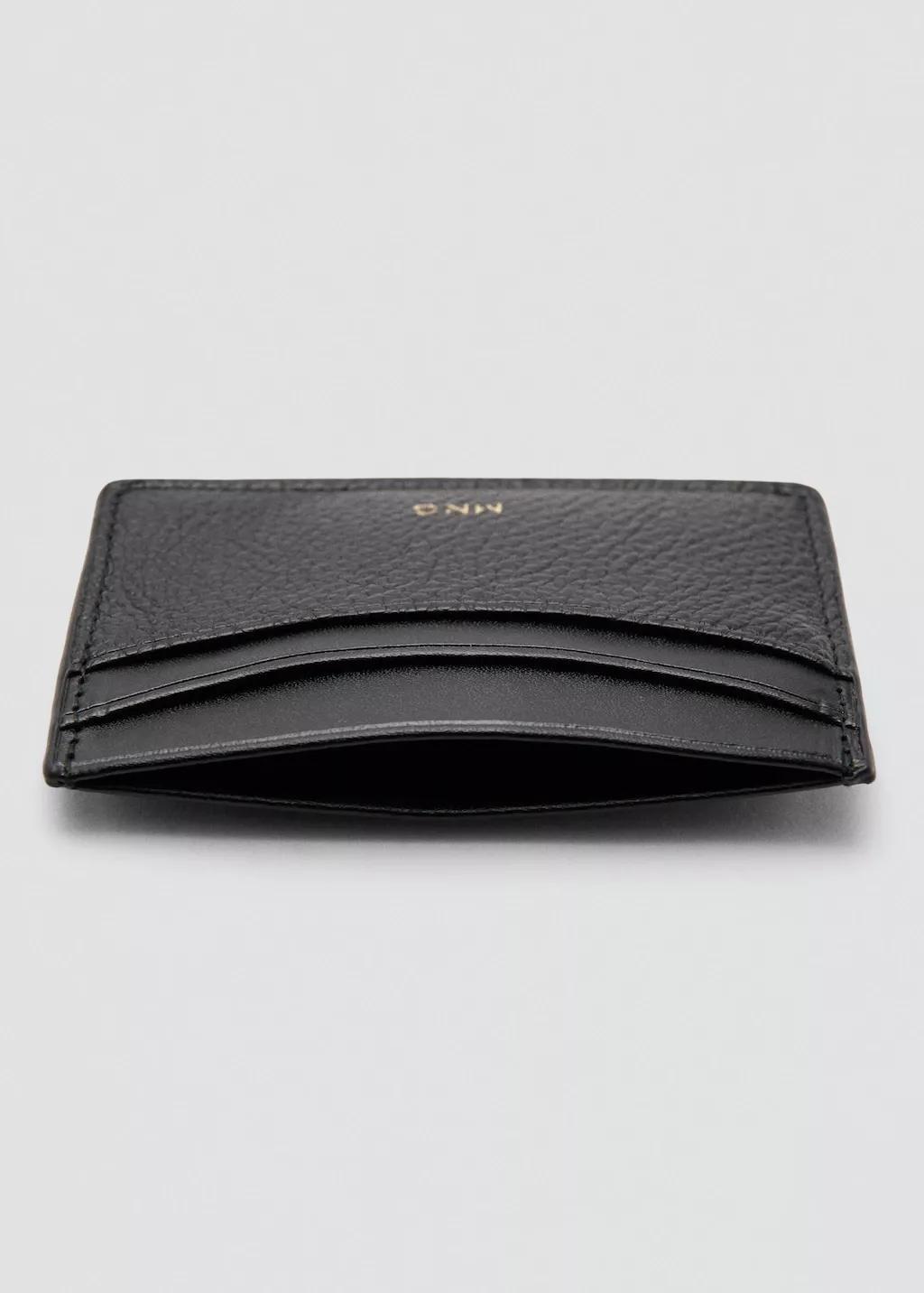 BLACK Faux-leather cardholder, 0201_99, large image number 1