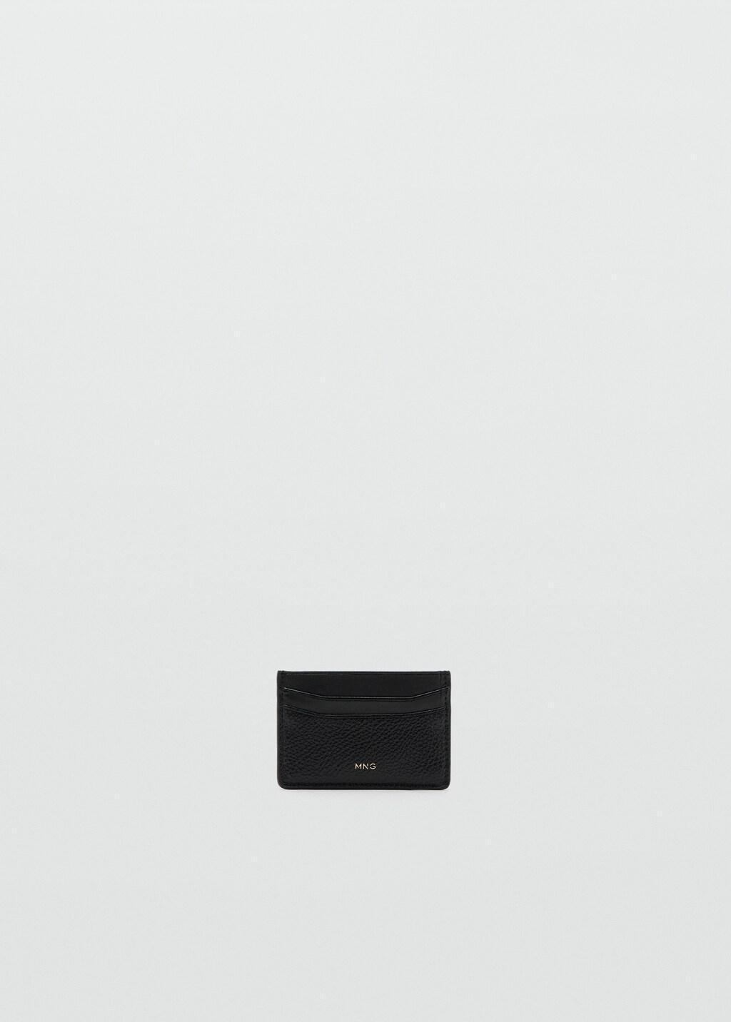 BLACK Faux-leather cardholder, 0201_99, large image number 3