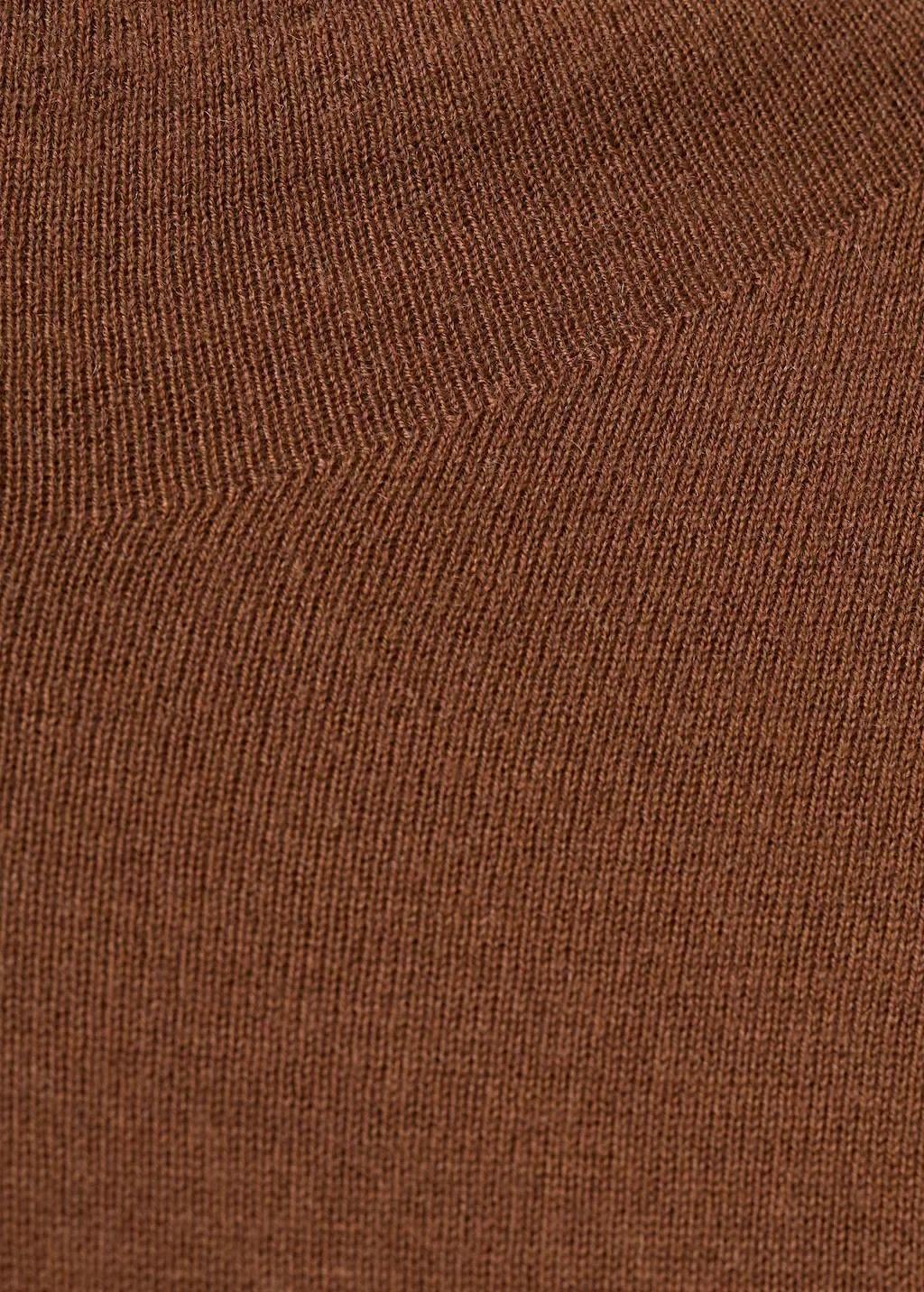 Brown Knitted Dress With Bell Sleeves, 0201_17, large image number 4