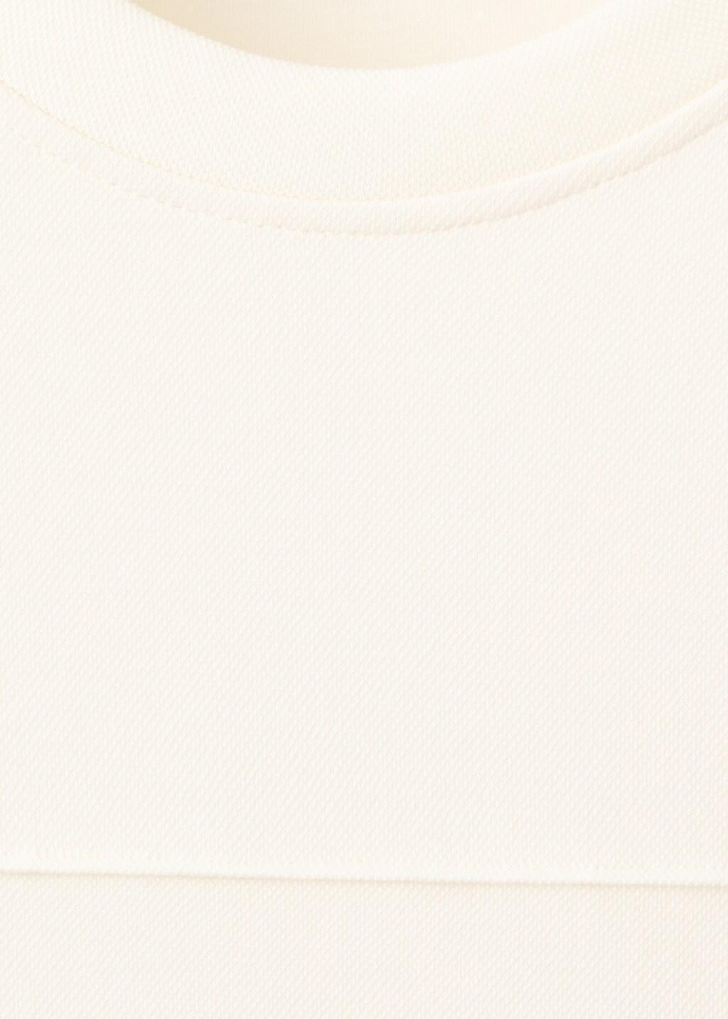 Beige Ruched Sleeve Sweatshirt, 0201_05, large image number 1