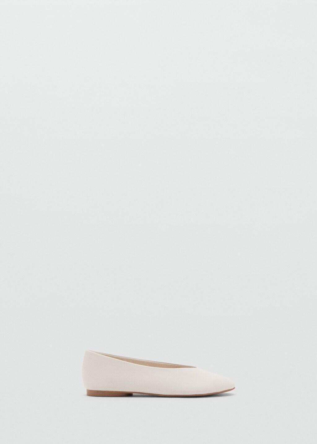 White Classic Ballet Flat , Kids Girls, Natural White, large image number 3