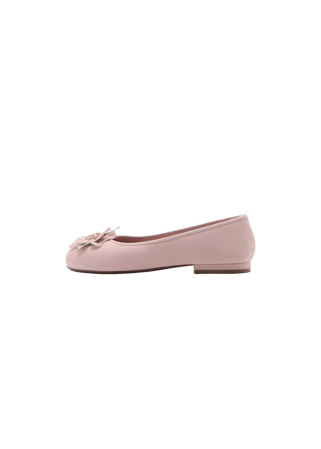 Pink Ballerina With Flower Detail, Kids Girls, Light-Pastel Pink, large image number 3