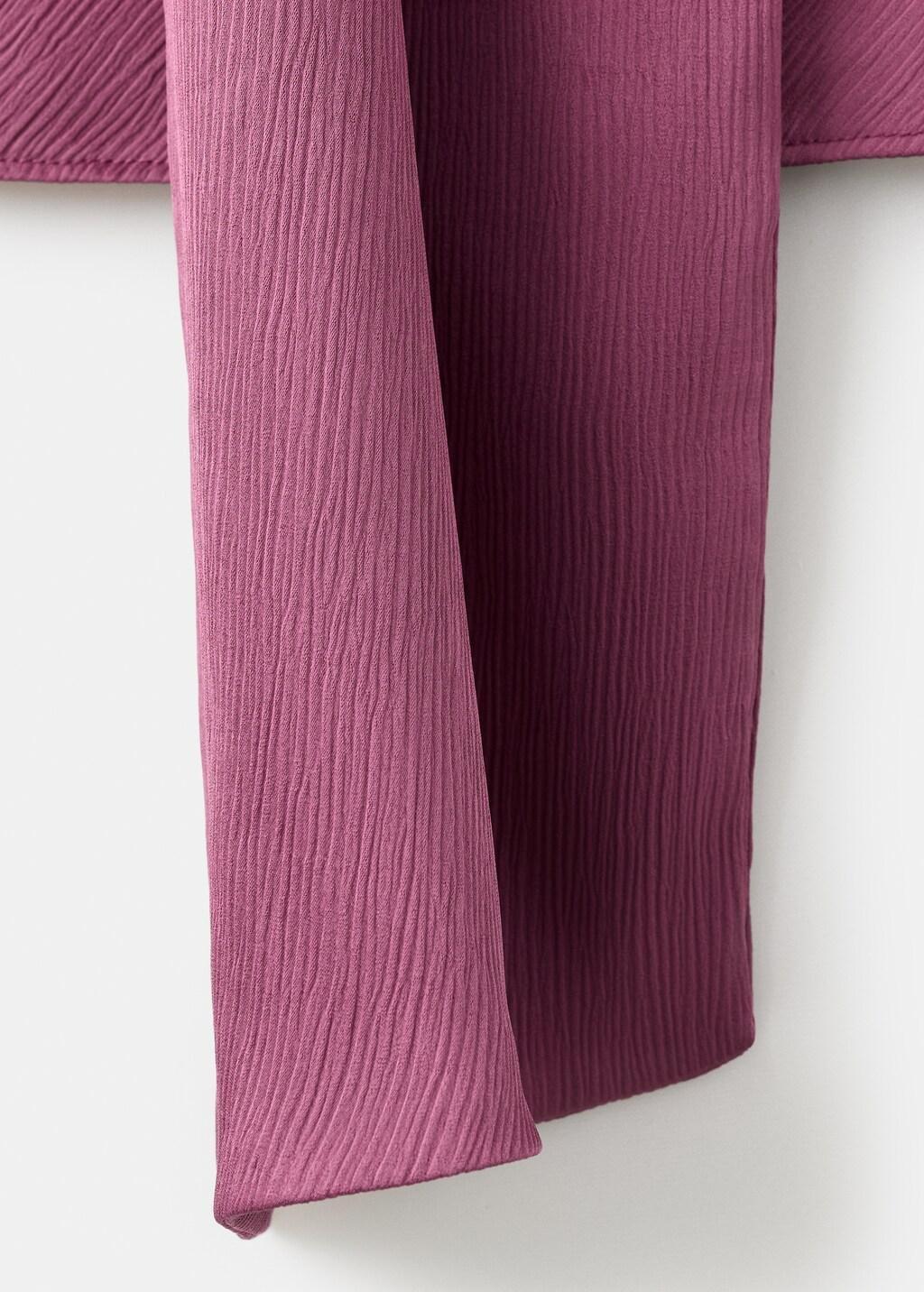 Purple Lt Pastel Scarf Neck Top, Light-Pastel Purple, large image number 5