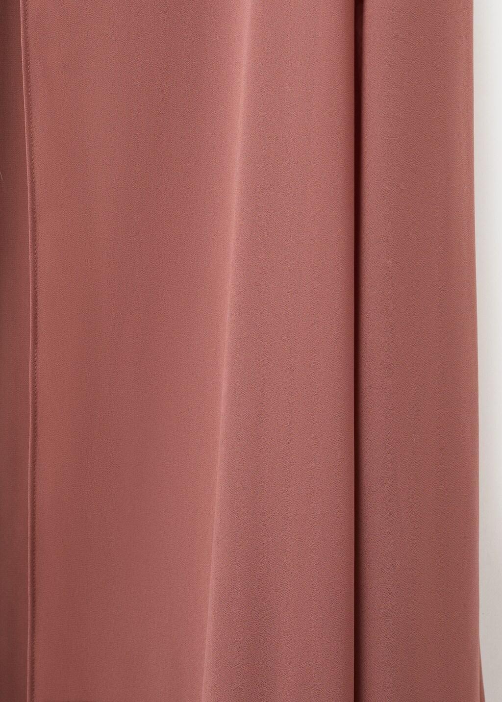 Pink Lt Pastel Long Cape With Tie Zip, Light-Pastel Pink, large image number 4