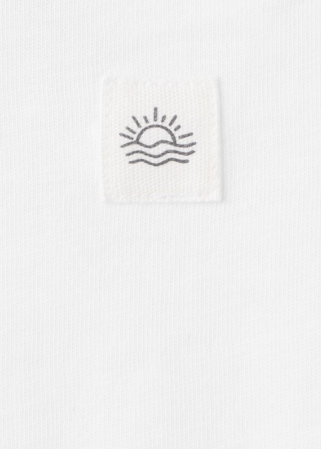 White Basic Pocket T-Shirt, Baby Boy, White, large image number 2