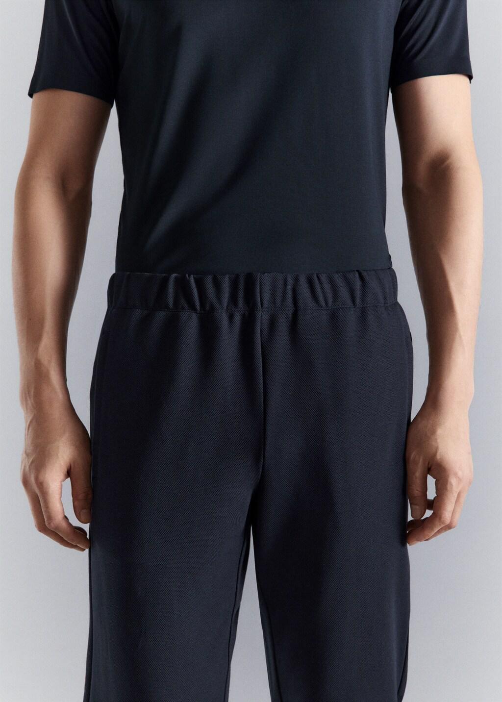 Navy Comfort Stretch Jogger Pants, Navy, large image number 6