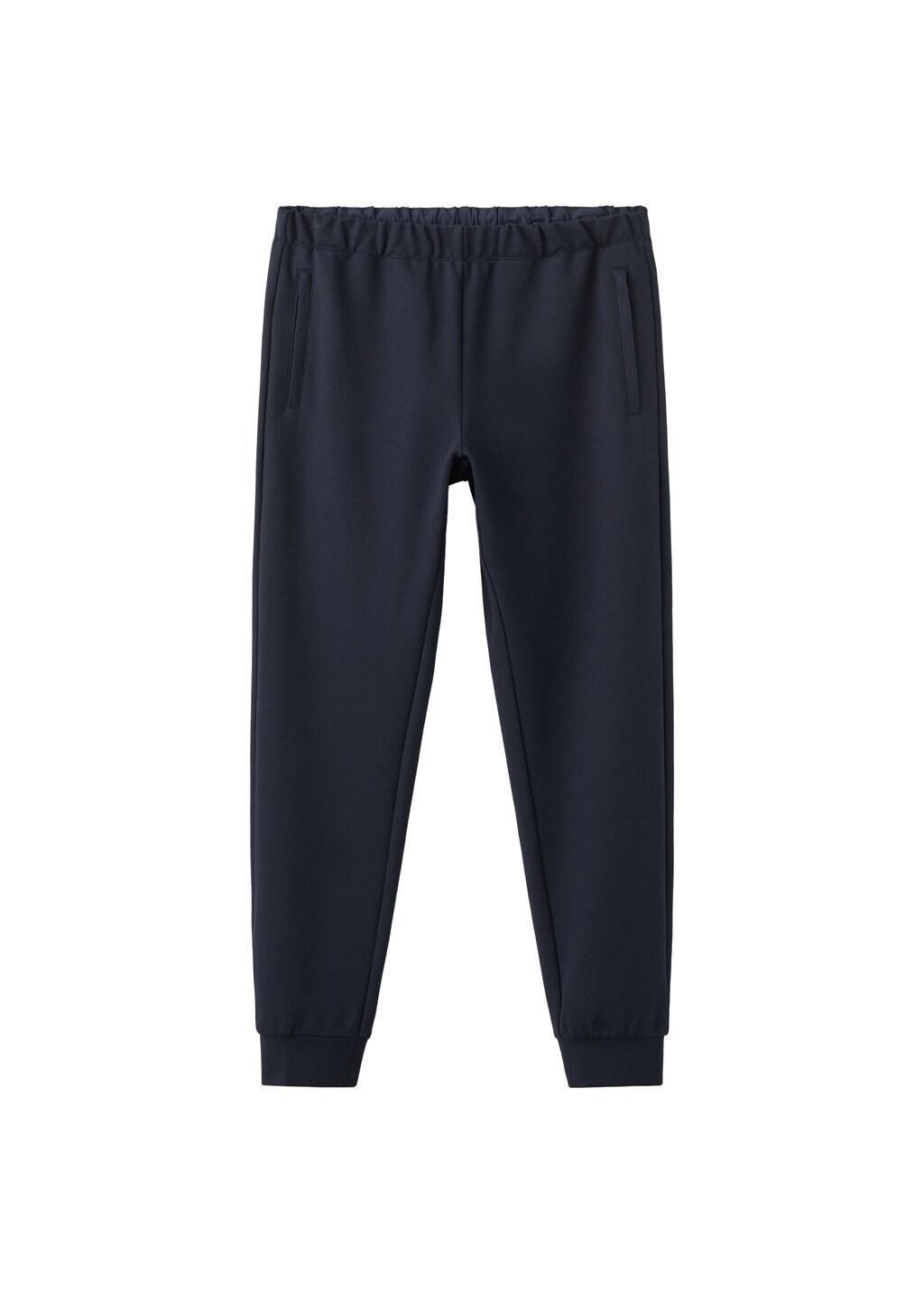 Navy Comfort Stretch Jogger Pants, Navy, large image number 7