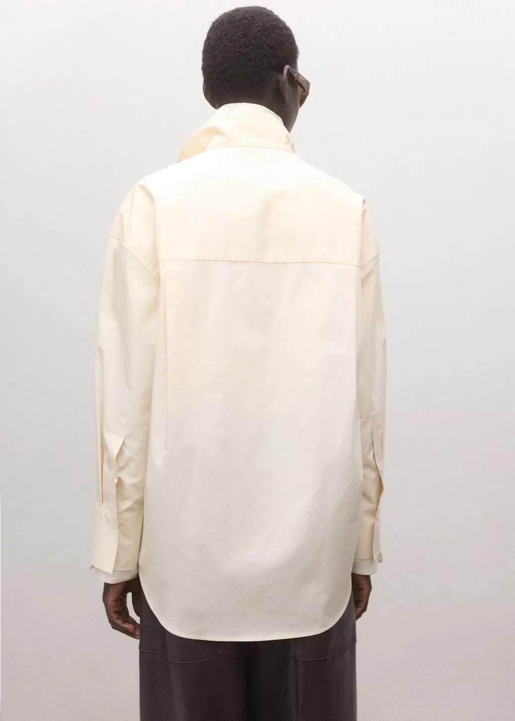 Yellow Shirt Matching Collar, Yellow, large image number 2