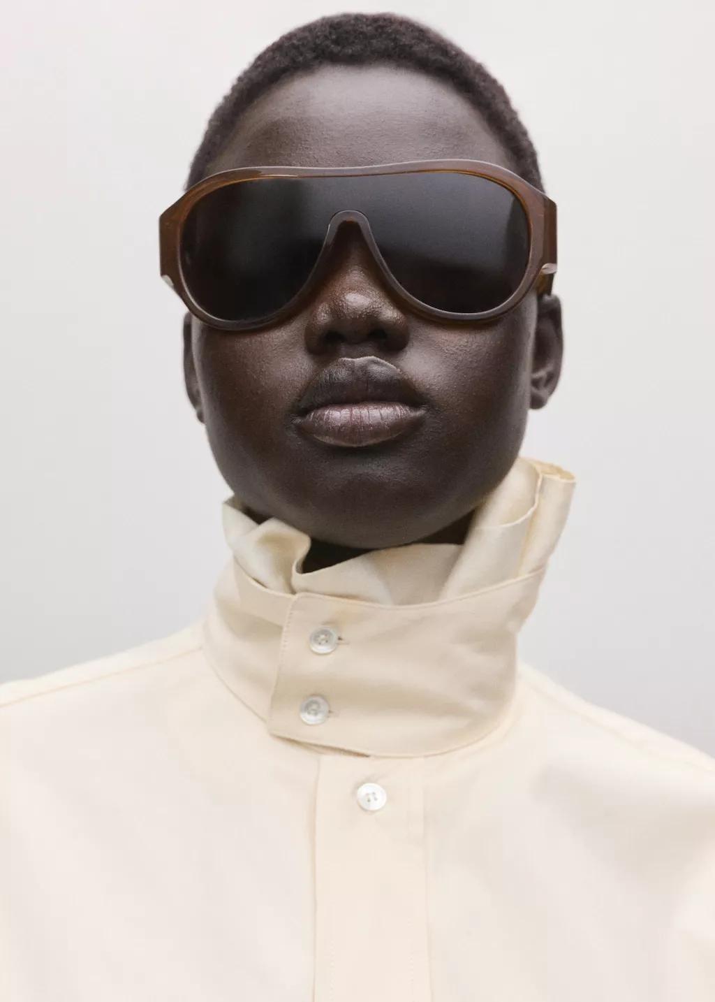 Yellow Shirt Matching Collar, Yellow, large image number 4